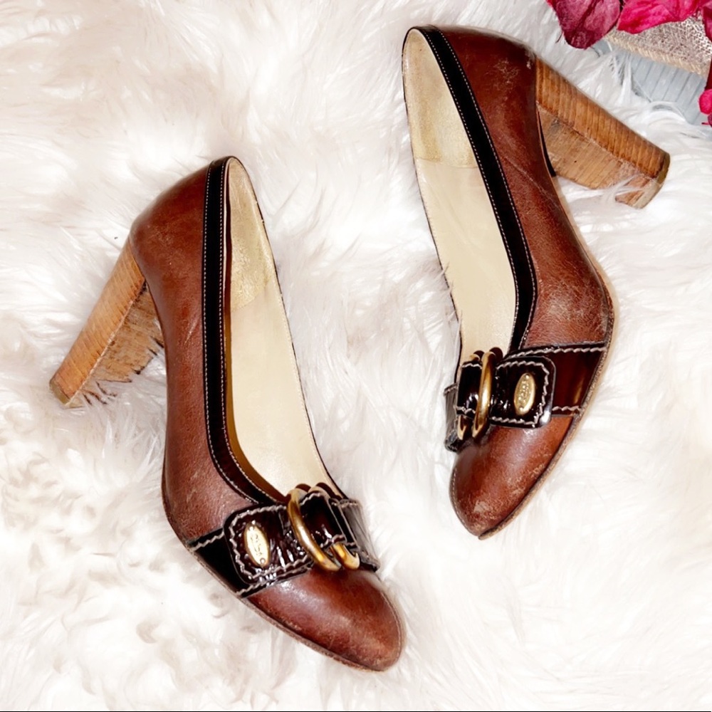 CHLOE Brown Leather Pump